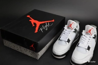 Cement” EyeCatching 4 Jordan  542 Air 840606-192 OG “White 0820